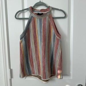 W5 Anthropologie Multicolor Striped Blouse